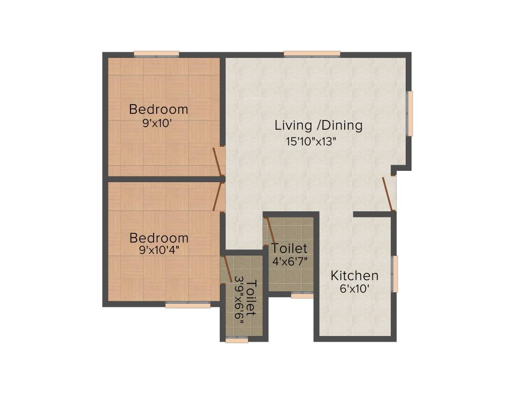 Shree Sakthi Flat (2BHK+2T (706 sq ft) 706 sq ft)