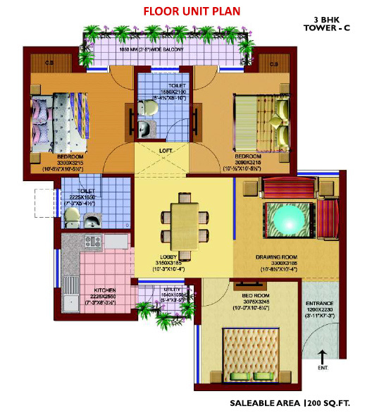 Floor Plan  srs pearl Floor Plan Floor Plan