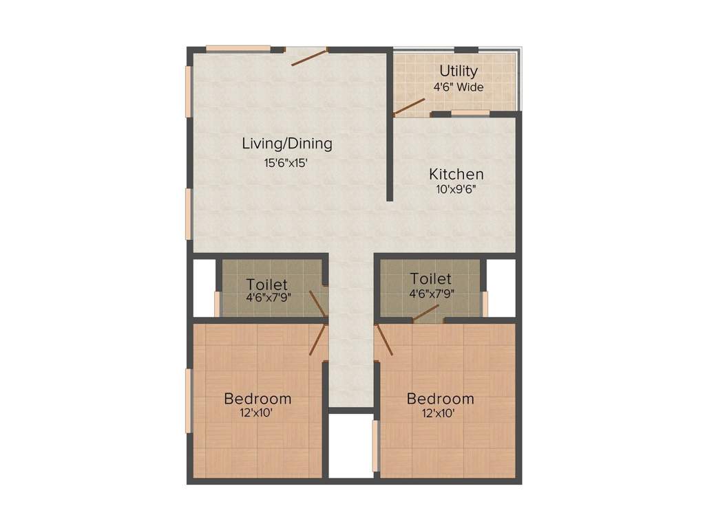 Sri Pearls (2BHK+2T (1,180 sq ft) 1180 sq ft)