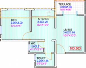 Setpal Properties Karishma Platinum (1BHK+1T (595 sq ft) 595 sq ft) Setpal Properties Karishma Platinum (1BHK+1T (595 sq ft) 595 sq ft)