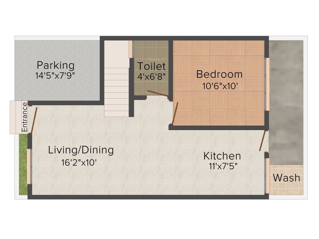 Earth Acropolis Villas (3BHK+3T (1,138 sq ft) + Pooja Room 1138 sq ft)