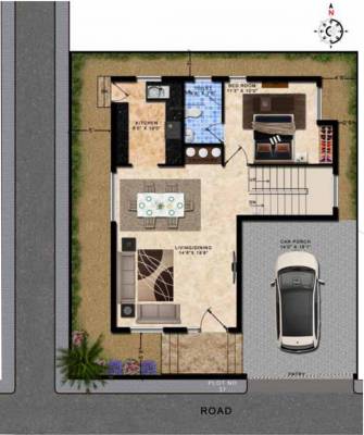 Jones Dawn Villas (3BHK+3T (1,706 sq ft) 1706 sq ft)