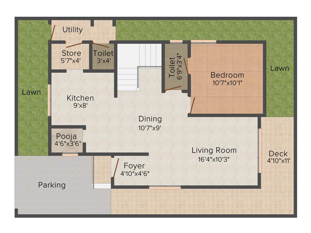 Oorjita Grand Vie II (3BHK+3T (1,400 sq ft) 1400 sq ft)