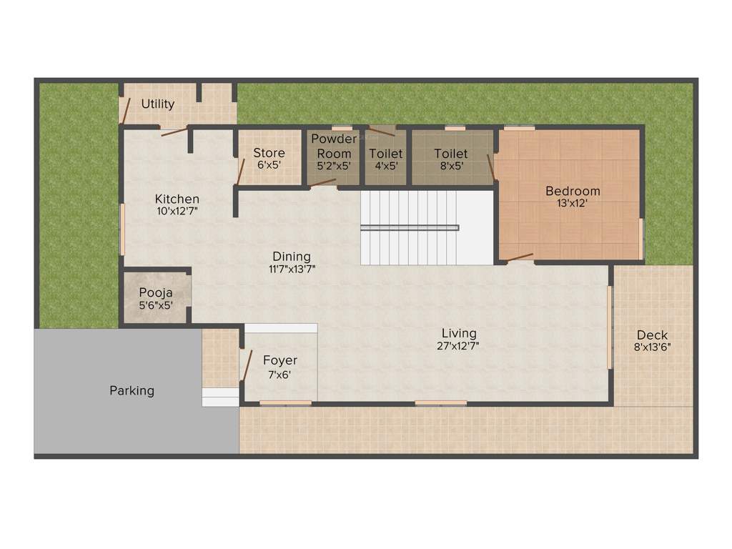 Oorjita Grand Vie II (3BHK+3T (2,802 sq ft) 2802 sq ft)