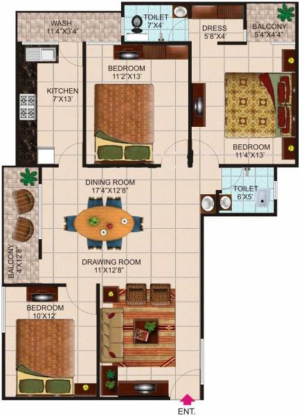 Floor Plan sagar-landmark Floor Plan Floor Plan
