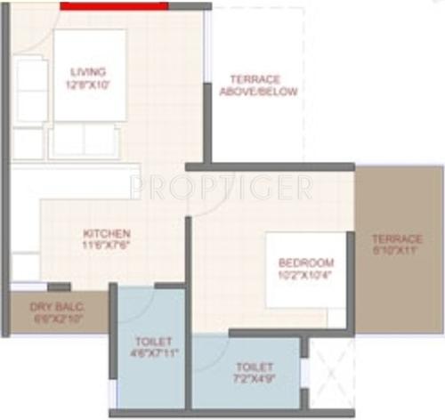 Mega Maval Shades A B (1BHK+2T (608 sq ft) 608 sq ft) Mega Maval Shades A B (1BHK+2T (608 sq ft) 608 sq ft)