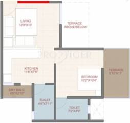 Mega Maval Shades A B (1BHK+2T (608 sq ft) 608 sq ft) Mega Maval Shades A B (1BHK+2T (608 sq ft) 608 sq ft)