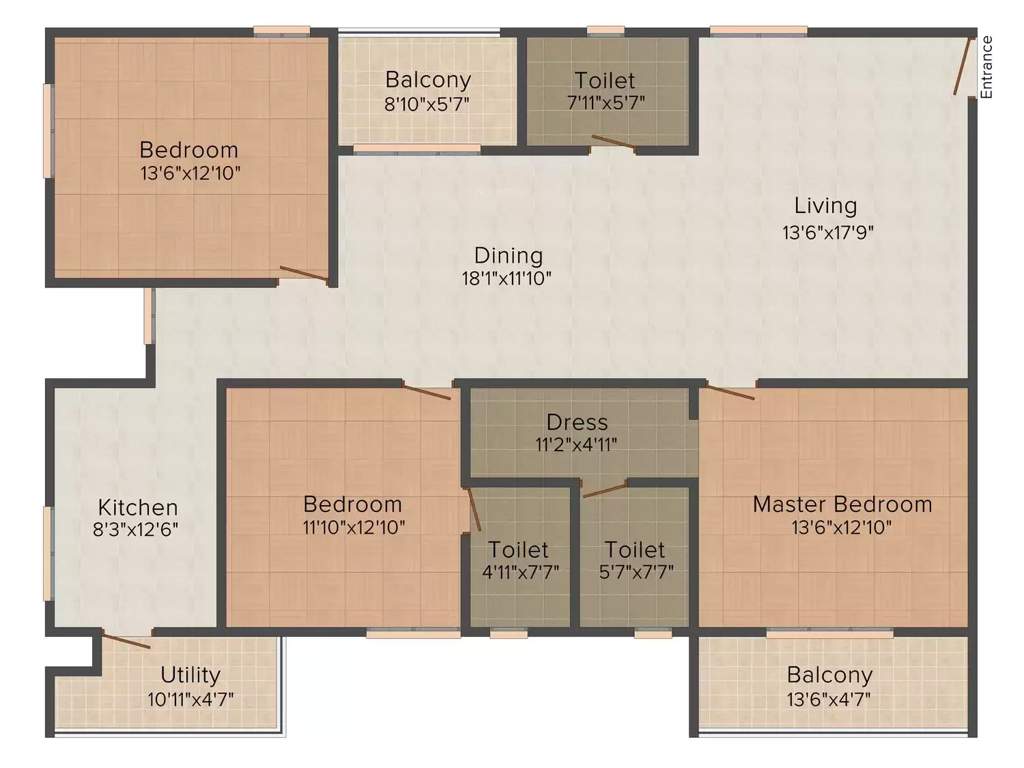  paramount towers Floor Plan Floor Plan