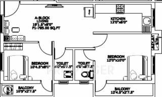 CC Silver Britches (2BHK+2T (795 sq ft) 795 sq ft) CC Silver Britches (2BHK+2T (795 sq ft) 795 sq ft)