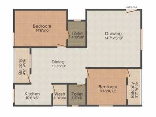 Lakshmi Splendour (2BHK+2T (1,186 sq ft) 1186 sq ft) Lakshmi Splendour (2BHK+2T (1,186 sq ft) 1186 sq ft)