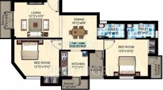 JBM MANAS (2BHK+2T (1,013 sq ft) 1013 sq ft) JBM MANAS (2BHK+2T (1,013 sq ft) 1013 sq ft)