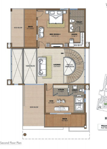  white-meadows-villas Floor Plan Second Floor Plan