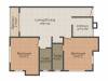 Aspirations Serenity (2BHK+2T (1,008 sq ft) 1008 sq ft)