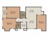 Aspirations Serenity (3BHK+2T (1,553 sq ft) 1553 sq ft)