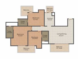CHD Vann (3BHK+3T (1,670 sq ft) 1670 sq ft) CHD Vann (3BHK+3T (1,670 sq ft) 1670 sq ft)