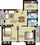 JBM Elite Phase5 (2BHK+2T (1,022 sq ft) 1022 sq ft)