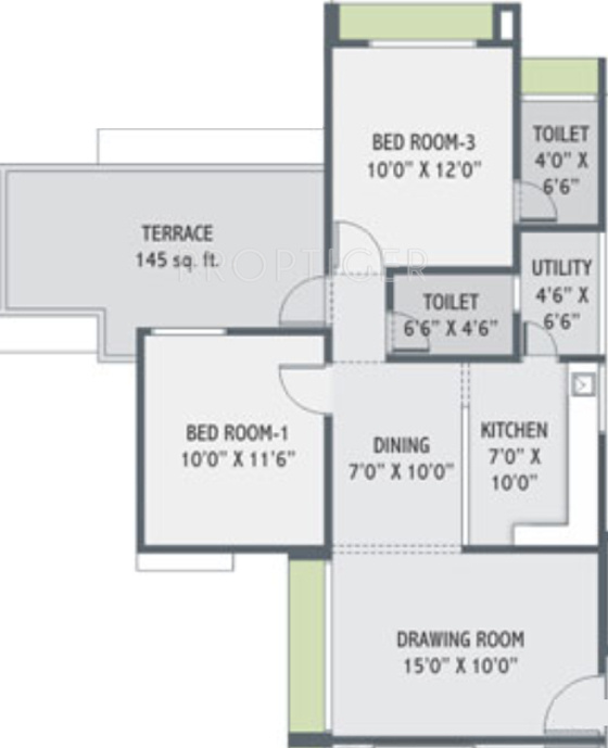 Binori Sampada (2BHK+2T (1,035 sq ft) 1035 sq ft) Binori Sampada (2BHK+2T (1,035 sq ft) 1035 sq ft)