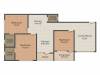 Galaxy Keshav Galaxy (3BHK+3T (1,386 sq ft) 1386 sq ft)