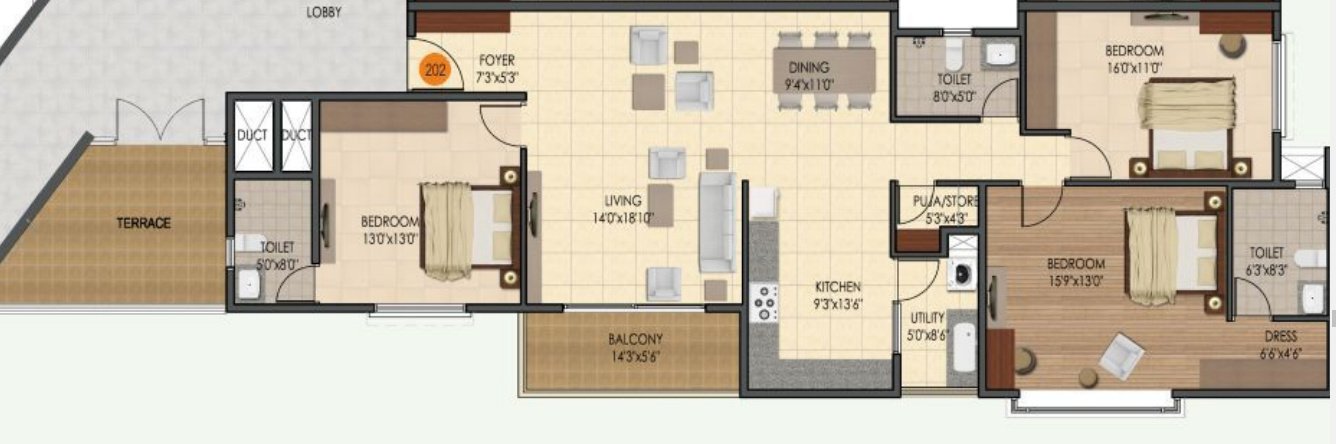 silver ripples Floor Plan Floor Plan