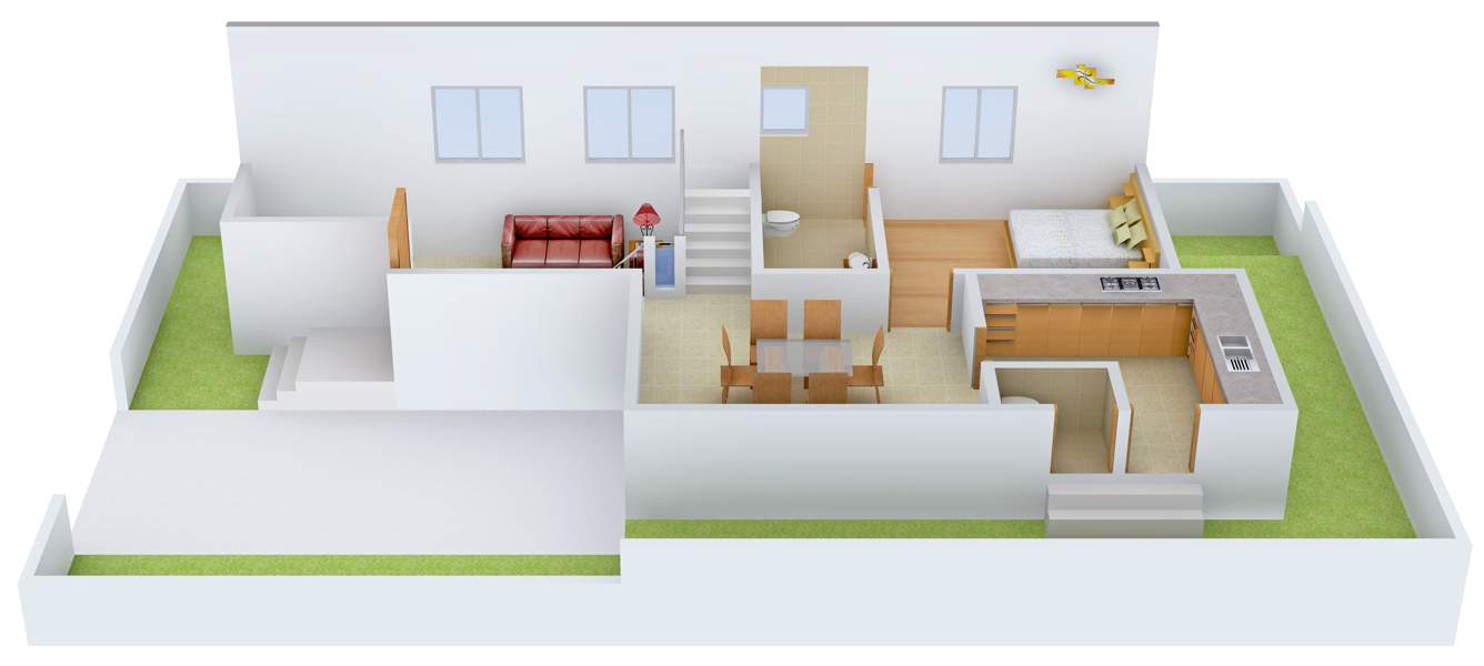 Shwas Palm Bay Villas (3BHK+3T (1,700 sq ft) 1700 sq ft)