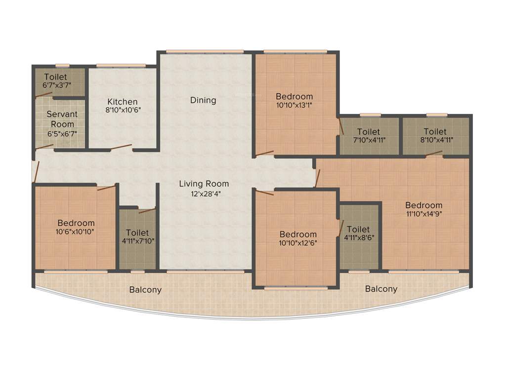 Sabari Ashville (4BHK+5T (2,800 sq ft) Servant Room 2800 sq ft)