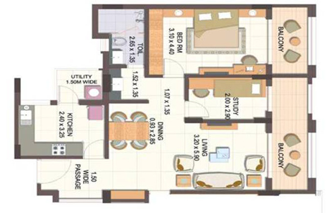Floor Plan ocean park residency Floor Plan Floor Plan