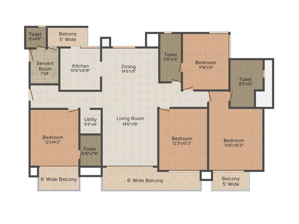 Omaxe Royal Residency (4BHK+4T (2,700 sq ft) + Servant Room 2700 sq ft)
