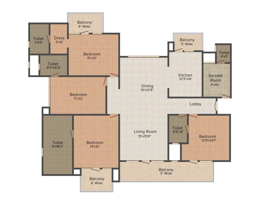 Omaxe Royal Residency (4BHK+5T (3,200 sq ft) + Servant Room 3200 sq ft)