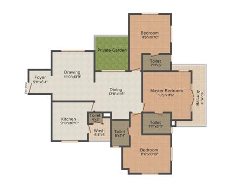 Shwas Moon Waters (3BHK+3T (1,807 sq ft) 1807 sq ft) Shwas Moon Waters (3BHK+3T (1,807 sq ft) 1807 sq ft)