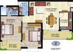 Omaxe Executive Homez (2BHK+2T (1,225 sq ft) 1225 sq ft)