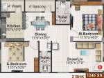 SM Royal (2BHK+2T (1,240 sq ft) 1240 sq ft) SM Royal (2BHK+2T (1,240 sq ft) 1240 sq ft)