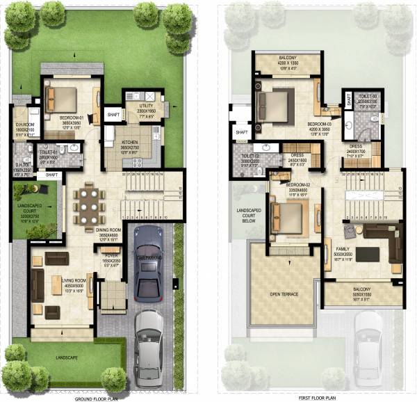 Sobha Silicon Oasis Rowhouses (3BHK+3T (2,936 sq ft) + Servant Room 2936 sq ft)