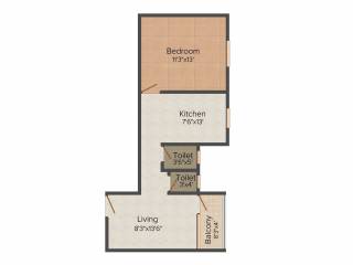 Swastik Park (1BHK+1T (610 sq ft) 610 sq ft) Swastik Park (1BHK+1T (610 sq ft) 610 sq ft)