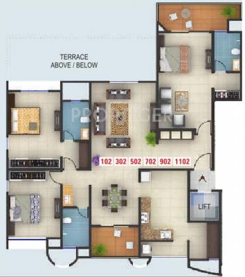 Kumar Karishma (3BHK+3T (2,132 sq ft) 2132 sq ft)