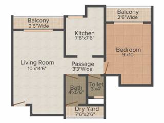 Squarefeet Ace Square (1BHK+1T (642 sq ft) 642 sq ft) Squarefeet Ace Square (1BHK+1T (642 sq ft) 642 sq ft)