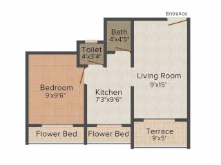 Shree Ganesh Sunshine Star Complex (1BHK+1T (600 sq ft) 600 sq ft)