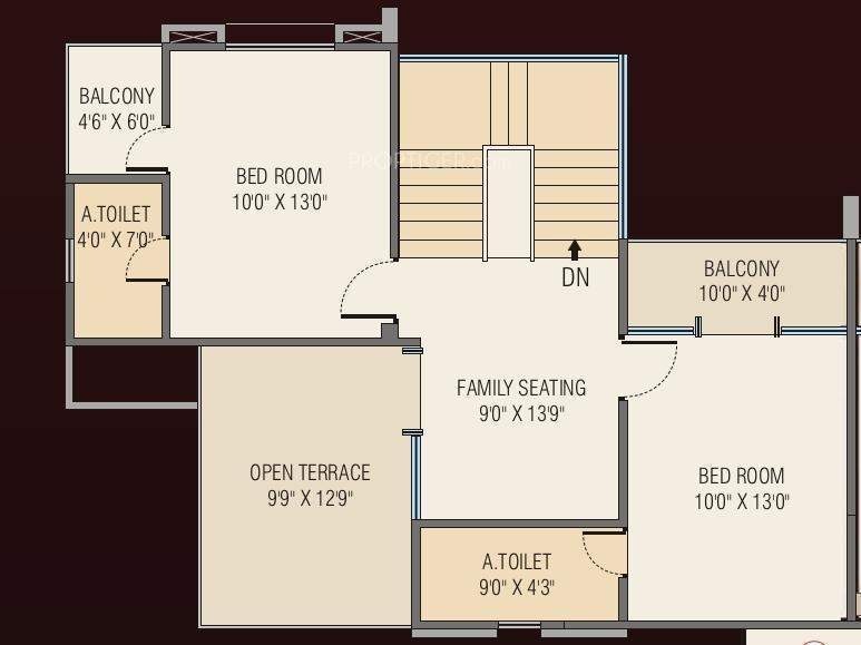 Happy Home Nakshatra Solitaire (3BHK+3T (2,346 sq ft) 2346 sq ft)