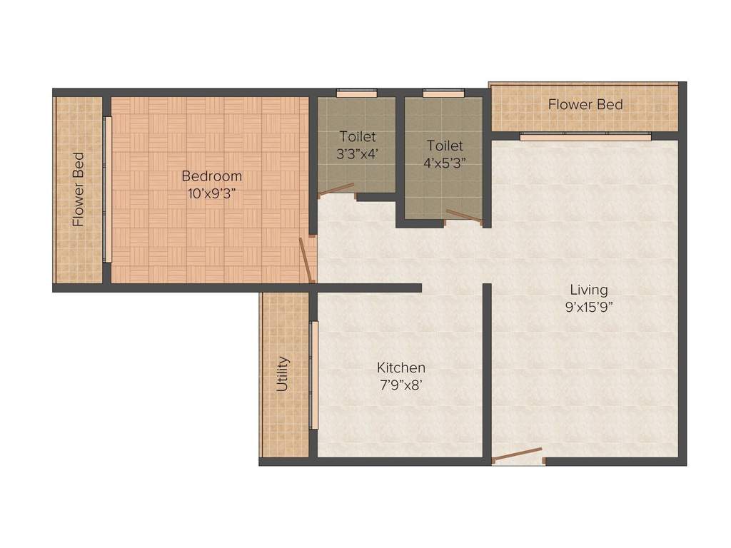 Shree Ganesh Solitaire (1BHK+1T (630 sq ft) 630 sq ft)