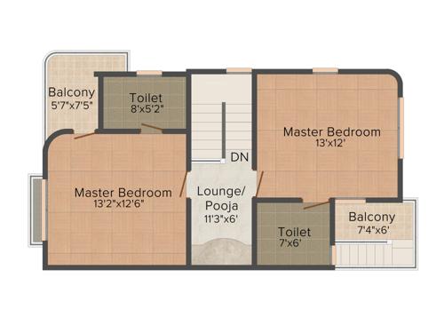 Raghukul Hari Vrund (3BHK+3T (1,400 sq ft) 1400 sq ft)