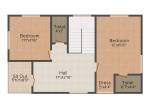 Libra Libra Avenue (3BHK+3T (1,750 sq ft)   Pooja Room 1750 sq ft)