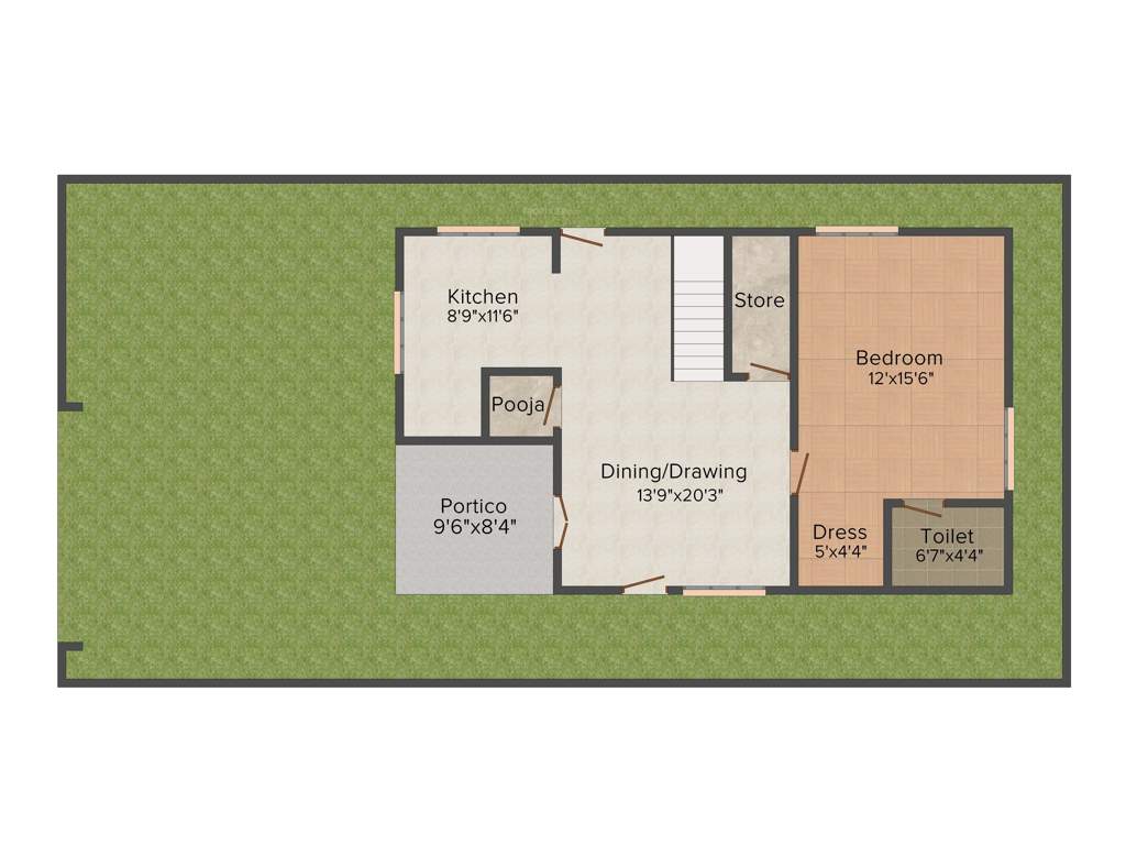 Libra Libra Avenue (3BHK+3T (1,750 sq ft)   Pooja Room 1750 sq ft)