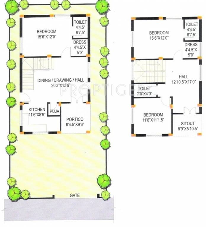 libra shelters libra avenue lower ground floor plan 3bhk 3t 1750 sq ft 482759