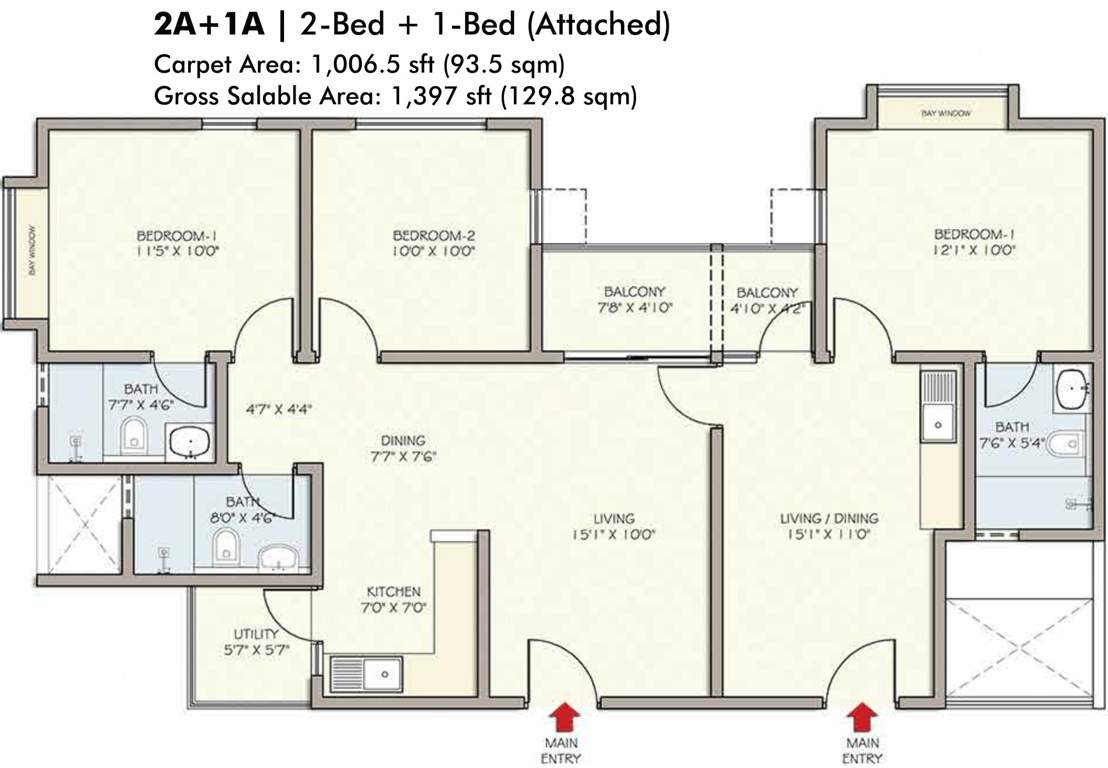 republic of whitefield Floor Plan Floor Plan