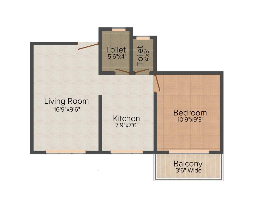 Motwani Mayur Heights (1BHK+1T (645 sq ft) 645 sq ft)