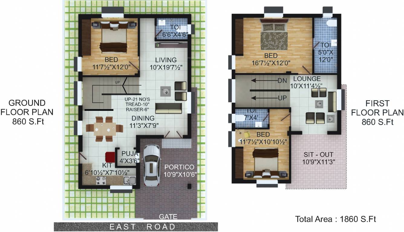 Durga Durga Homes (3BHK+3T (1,860 sq ft) 1860 sq ft) Durga Durga Homes (3BHK+3T (1,860 sq ft) 1860 sq ft)