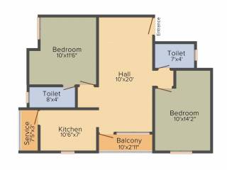 Vinoth Victoria (2BHK+2T (940 sq ft) 940 sq ft) Vinoth Victoria (2BHK+2T (940 sq ft) 940 sq ft)