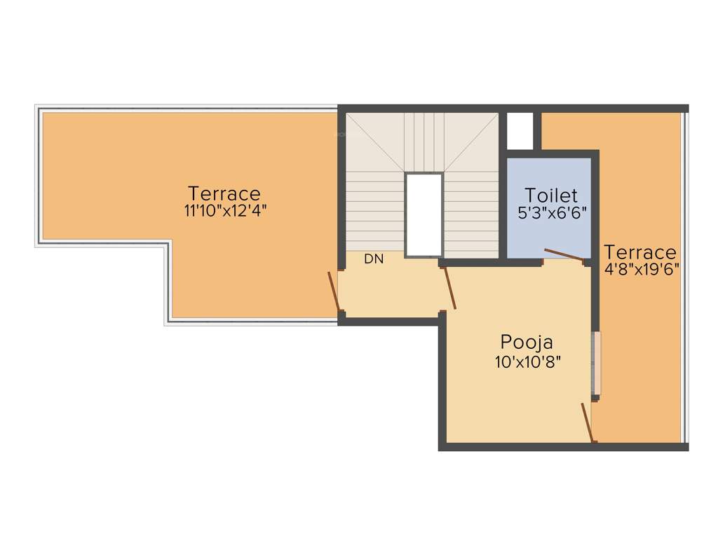 TechZona Magna Tech City (3BHK+4T (1,785 sq ft) + Study Room 1785 sq ft)