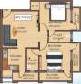 Identity SBR Avanti (2BHK+2T (1,019 sq ft) 1019 sq ft)