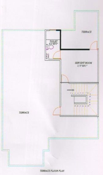 Terrace Floor Plan town Floor Plan Terrace Floor Plan