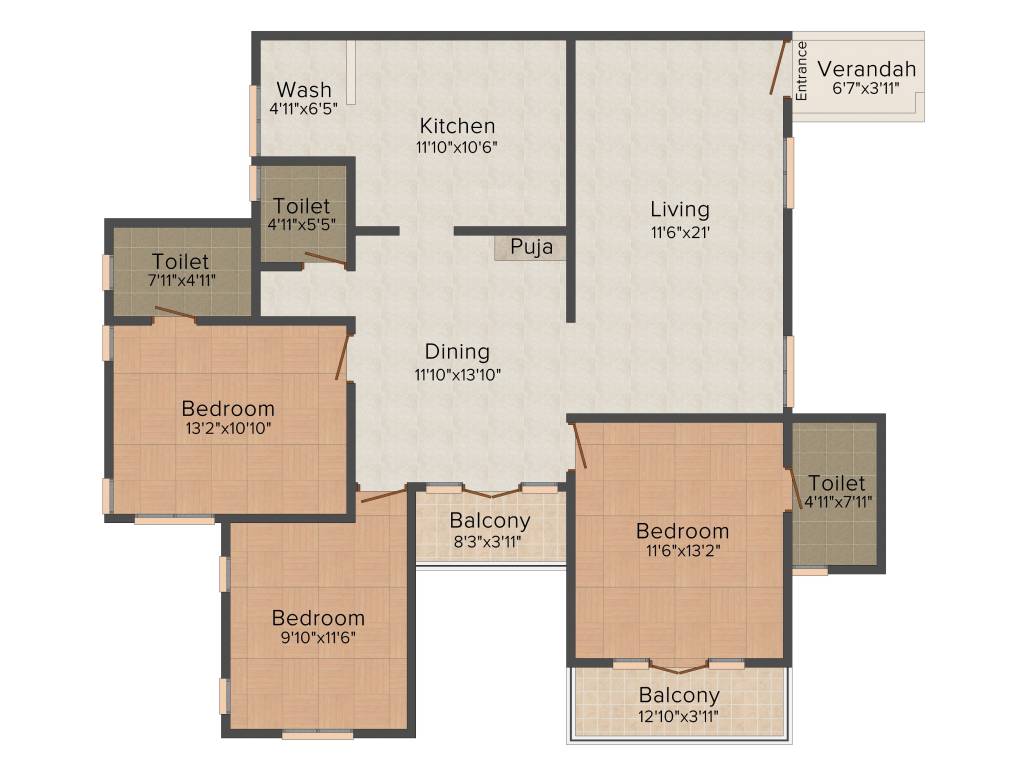Navin Springfield (3BHK+3T (1,579 sq ft) 1579 sq ft) Navin Springfield (3BHK+3T (1,579 sq ft) 1579 sq ft)